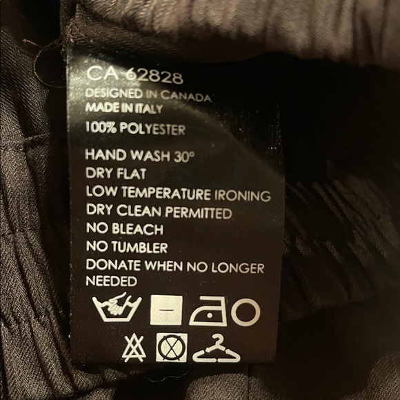 Sevin Kasran Architectural Zip Hem Cropped Utility Pants Brown Pull-On US 4-6 S - Picture 10 of 10